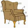 Как сделать перетяжку кресла